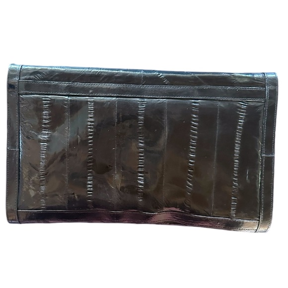 Genuine Eel Skin Clutch • Vintage - Picture 3 of 7